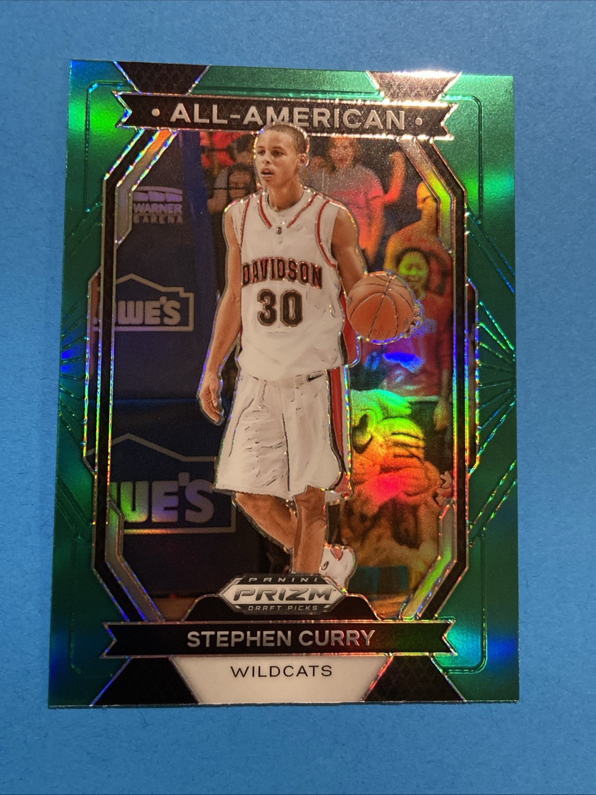 2024 Panini Prizm Draft Picks - All-American Stephen Curry #13 Green Prizm