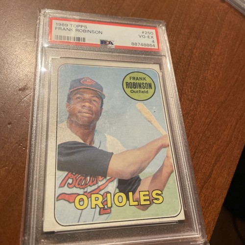1969 Topps Frank Robinson #250 PSA 4 Baltimore Orioles HOF - Picture 1 of 2