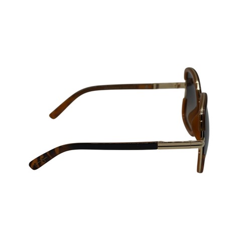 Jessica Simpson J5443 Vented Women's Square Sunglasses with Gold & Tortoise - Picture 4 of 6