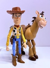 Disney Pixar Toy Story BULLSEYE  WOODY Action figure 9" Poseable
