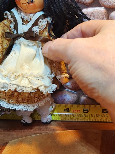 Skurrile lockige Haare Wäscheklammer Puppen mit Schaukel von Lucas Collectibles - Bild 6 von 16