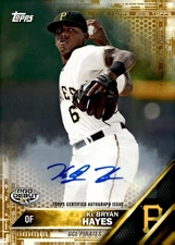 2016 Topps Pro Debut Ke'Bryan Hayes Auto Gold #'d /50 - Pirates Rookie RC