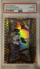 Psa 10 2024 Select Caleb Williams Gold Dragon Scale 8/15 Feild Level Rc Pop 1