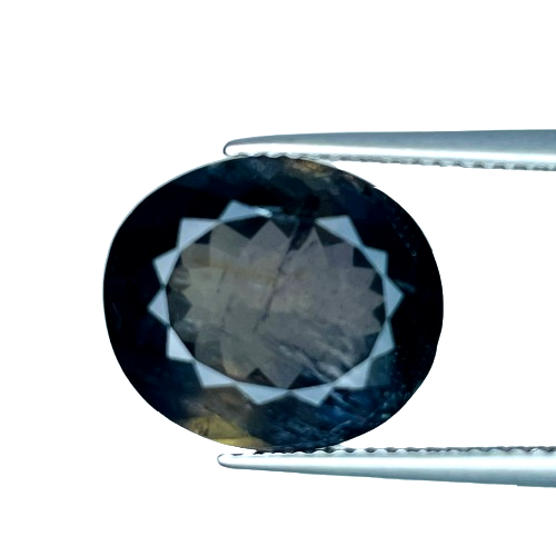9.030CTS BLUE NATURAL IOLITE OVAL CUT LOOSE GEMSOTNES WATCH VIDEO - Picture 2 of 3