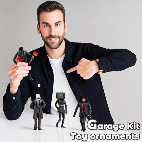 Figura de lujo SKIBIDI Toilet Dark Speakerman/Plungerman figuras coleccionables - Imagen 1 de 7