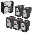 5pk Wymienny czarny wkład atramentowy HY do HP 64XL N9J92AN Envy 7855 6255 7155