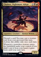 Chainer, Nightmare Adept - Foil x1 Magic the Gathering 1x Commander 2019 mtg car