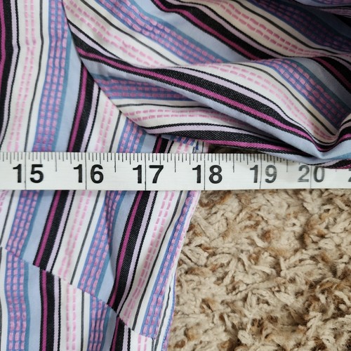 Robert Graham Pink Purple Stripe Women Sz S Long Sleeve Button Up Shirt - Photo 5 sur 10