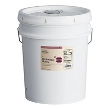 Pure Buckwheat Honey 60 Lb Bulk Pail Kosher Gluten-Free Commercial Restaurant