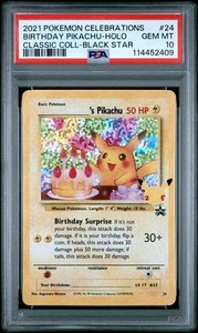 Psa 10 Birthday Pikachu | eBay