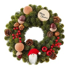 Christmas Wreath for Front Door Christmas Decoration Door Sign Wreath