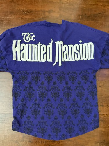 Disney Parks Haunted Mansion Ghost Host Spirit Jersey Glow In The Dark XS - Picture 6 of 8