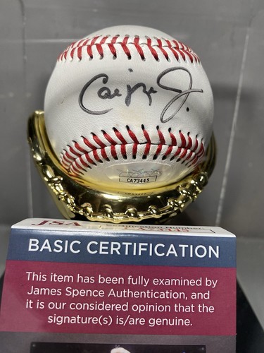 CAL RIPKEN JR AUTO AUTOGRAPH SIGNED BASEBALL BALTIMORE ORIOLES HOF JSA - Picture 3 of 10