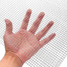 "2 pcs Stainless Steel Woven Wire Mesh Roll, Metal Mesh Sheet, Screen Window Mes
