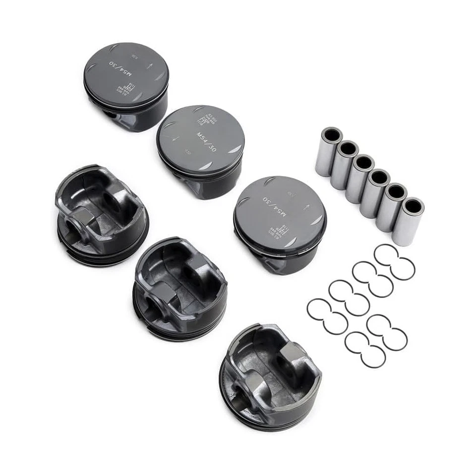 Juego de anillos de pistón +0,5 para BMW 330i 530i X3 X5 E46 E36 E39 M54 3,0 11257506222 Foto 2 de 4