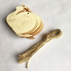 10PCS Snail Wooden Pendant Wall Door Home Party Hanging Ornament snail ornaments