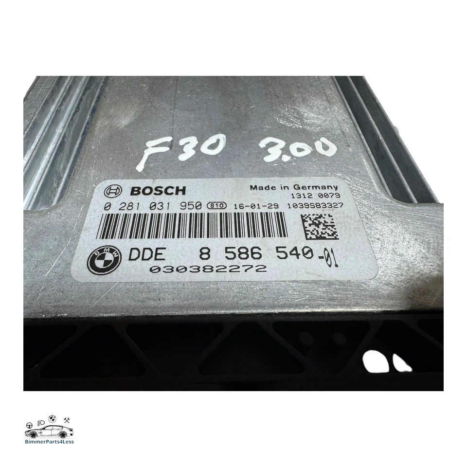 2016 BMW F30 F31 3 Series 330d XDRIVE ECU Kit with 3 Keys N57 Auto 8586540 - Image 4 of 4