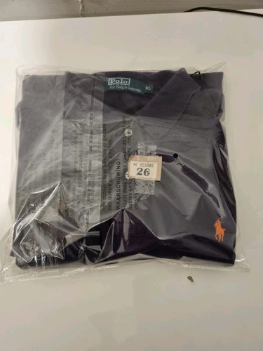 Ralph Lauren Polo Shirt Purple Short Sleeve Classic Fit Size XL orange Pony - Picture 11 of 11
