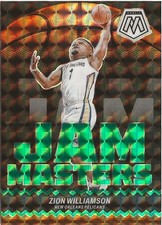 2023-24 Panini Mosaic Zion Williamson Jam Masters Green Prizm SP Pelicans