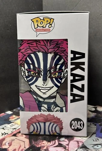 Custom Box Art Akaza #2043 Funko Pop Demon Slayer
