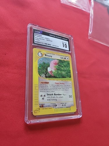 Pokemon: Blissey Holo #H6/H32 Holo Rare Aquapolis 2003 E-reader Vintage - CGC 10 - Picture 5 of 24