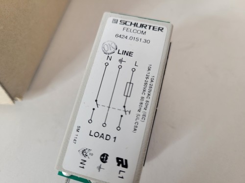 10 Piece Lot S C H U R T E R Power Entry Modules 6424.0151.30 - Afbeelding 3 van 4
