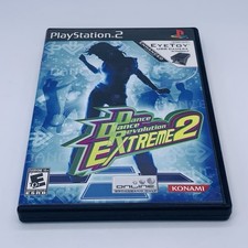 Dance Dance Revolution Extreme 2 Sony PS2, 2005 - Complete w/ Manual CIB Tested