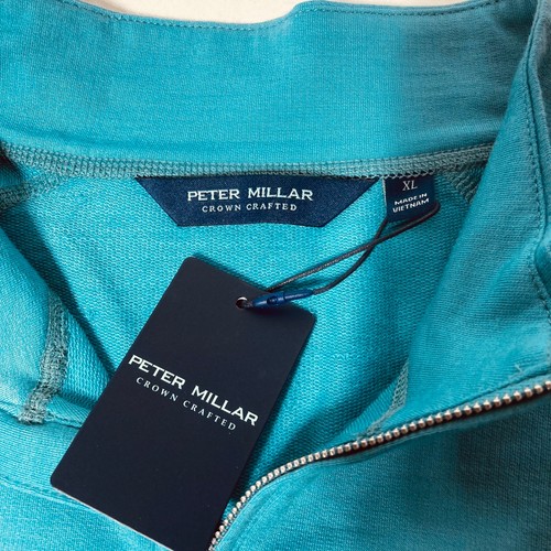 Peter Millar Crown Crafted Excursionist Flex XL 1/4-Reißverschluss Merinowolle UVP 200 $ - Bild 4 von 9