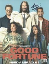 DIRECTOR AZIZ ANSARI SIGNED 'GOOD FORTUNE' 8x10 MOVIE POSTER PHOTO BECKETT COA DIRECTOR AZIZ ANSARI SIGNED 'GOOD FORTUNE' 8x10 MOVIE POSTER PHOTO BECKETT COA