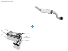 Fox Edelstahl Sportauspuff-Komplettanlage Mazda MX-5 Typ ND ab 2015 2x70mm