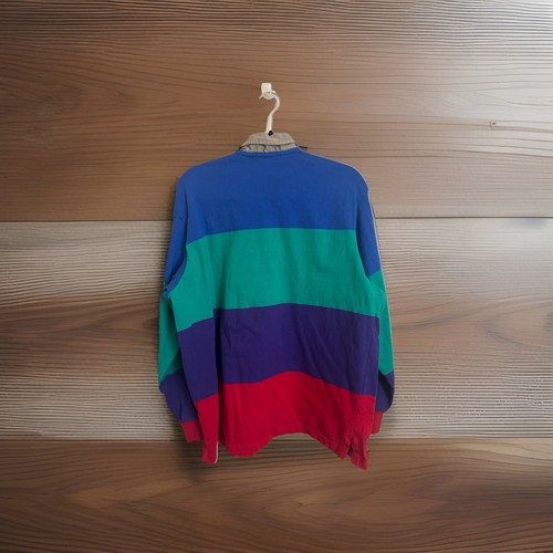 Vintage Boston Traders Sports Rugby Long Sleeve Shirt ๐ - Picture 5 of 12