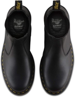 Dr. Martens 2976 Chelsea Boots Black Leather Slip Resistant M4/W5