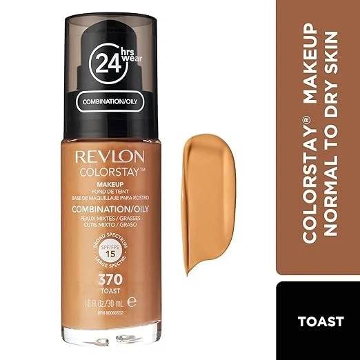 Revlon Colorstay Makeup for Normal/dry Skin 370 Toast 1 FL Oz - Image 3 of 4