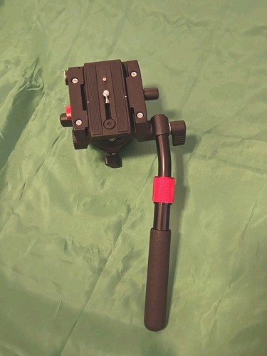 Avella V501 Video Tripod Fluid Head with Quick Release Plate, Lightweight - Picture 3 of 5