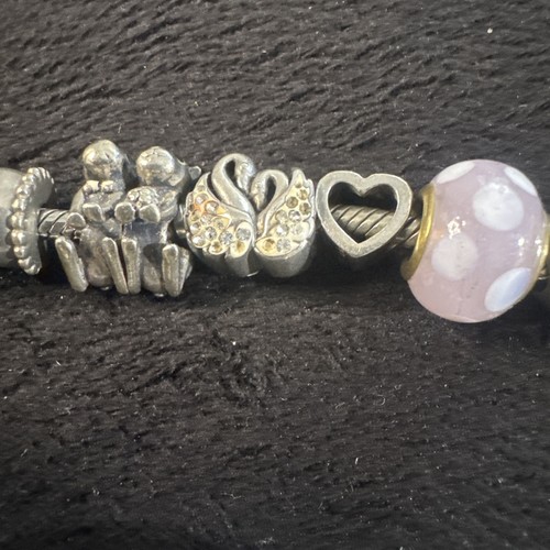2 Pandora Bracelets With 32 Charms With Box - Picture 12 of 18