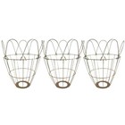  3PCS-Haushaltsbirne-Abdeckungen tragen resistente leichte Käfige