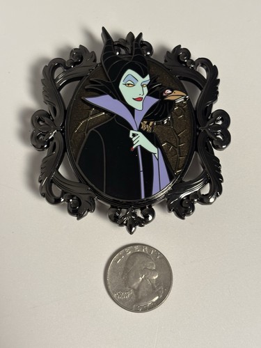 Disney Pin Pink a la Mode PALM Maleficent Cameo LE 400 3" Jumbo Dornröschen - Bild 6 von 7