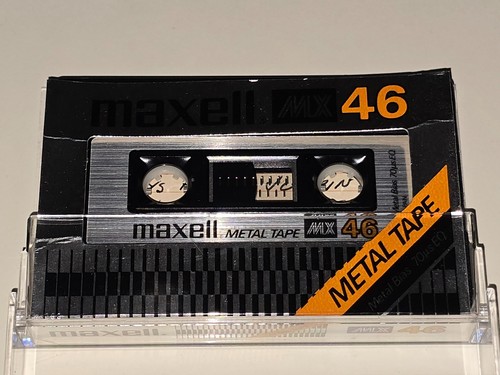 MAXELL 5 METAL TAPE CASSETTE LOT MX 46 MIN METAXIAL RECORDING TDK MA C90 BLANK - Foto 22 di 22
