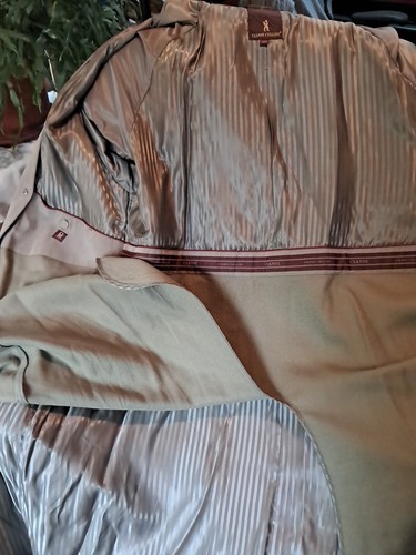 Cianni Cellini Trench Coat Mens 46S Tan - Picture 6 of 8