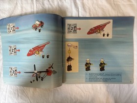 LEGO CITY: Fire Helicopter. Set 7206. Instruction Manual, Book 1 & 2