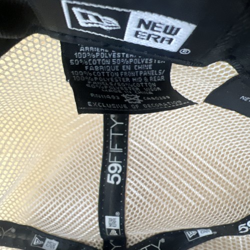 Las Vegas Raiders New Era NFL Cloud Mesh 59FIFTY Fitted White Größe 7 5/8 - Bild 5 von 9