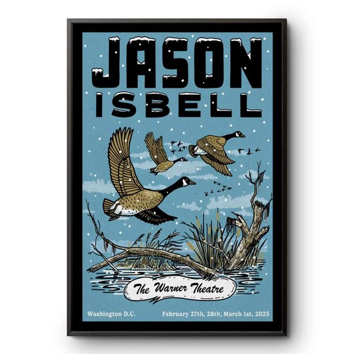 Jason Isbell At Warner Theatre On Feb 27 & Mar 1 2025 In Washington, DC Poster