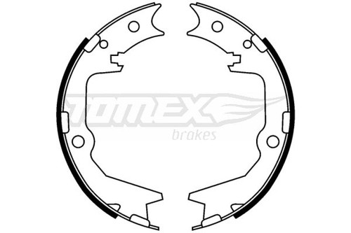 TX 22-39 BRAKE SHOE SET KIT TOMEX BRAKES FOR MITSUBISHI GALANT V,SPACE WAGON - Picture 2 of 5