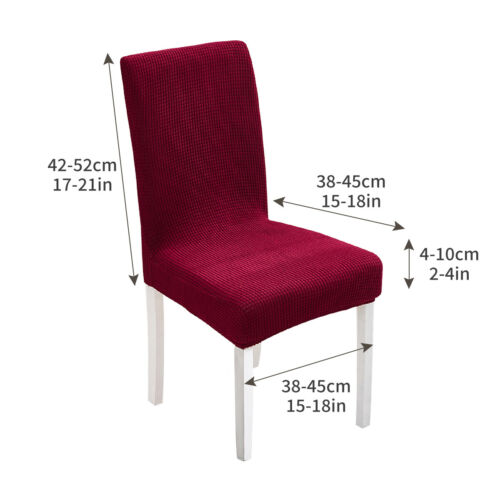 Stuhlhussen stretch Schwingstuhl Dehnbar Stuhlbezug elastisch Hussen 6 Farben - Bild 10 von 18
