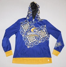 Marquette Golden Eagles ProSphere Sublimation Performance Hoodie Unisex Size LG