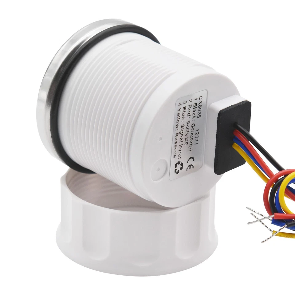 Water Tank Level Indicator Sensor Alarm Red Backlight Boat Motorcycle Car 12V - Image 4 of 4