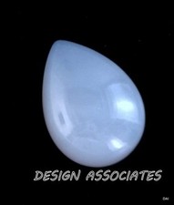 Blue Chalcedony 18 x 13 MM Pear Outstanding Blue Color Cab 173415 