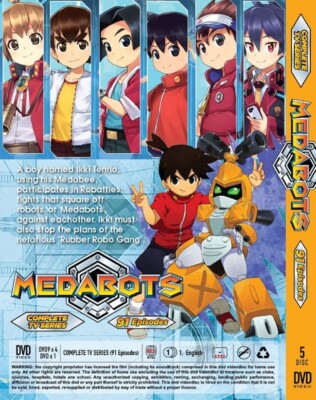 ANIME MEDABOTS COMPLETE TV SERIES VOL.1-91 END DVD ENGLISH DUBBED