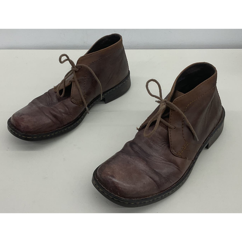 Herren Born braun Lederstiefelette - Größe 10