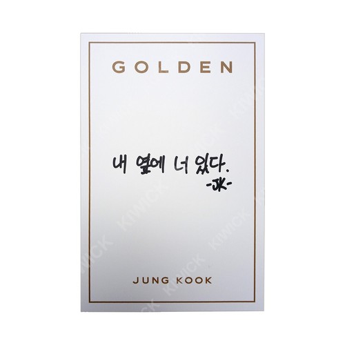 BTS JUNGKOOK GOLDEN PHOTOCARD LIVE ON STAGE SHOWCASE GIFTS BOX PHOTO CARD - Picture 5 of 14
